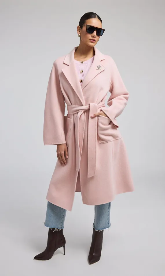 Generation Love Clothing Outerwear Grayson Wool Coat Powder Pink 8211 Women