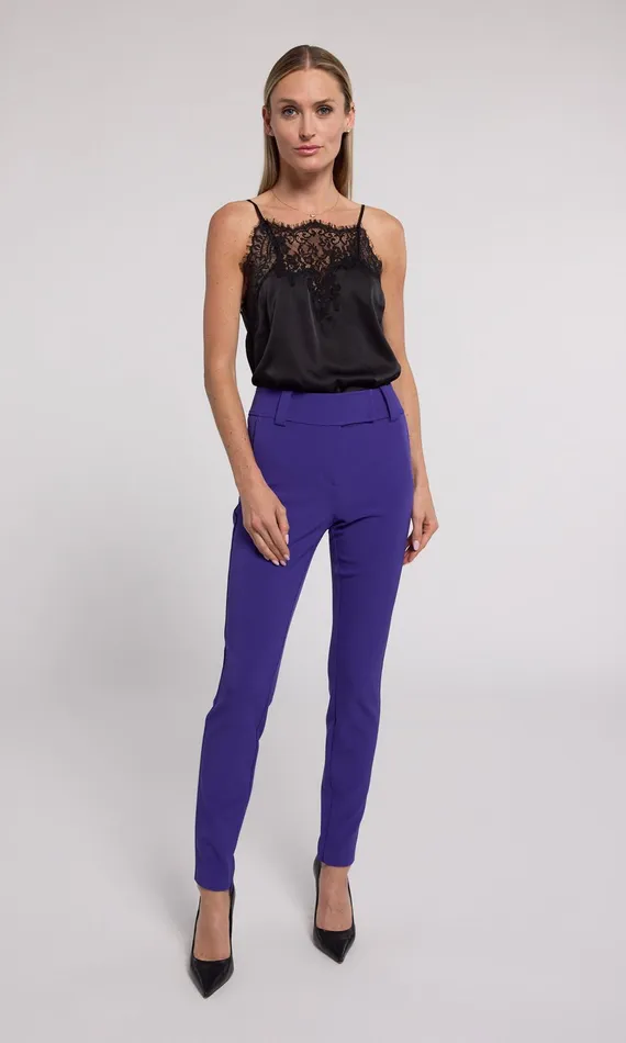 Generation Love Clothing Pants Alexandra Crepe Pants Power Purple 8211 Women