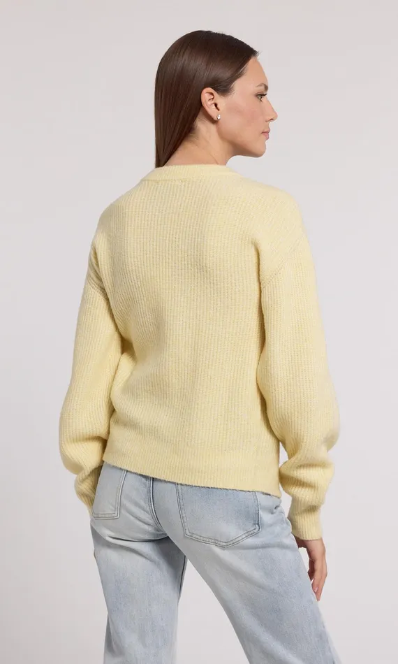 Generation Love Clothing Sweaters and Sweatshirts Savera Cardigan Pale Yellow 8211 Women
