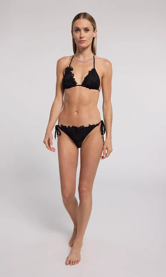 Generation Love Clothing Swimwear Lily Lace Combo Bikini Top Black 8211 Women