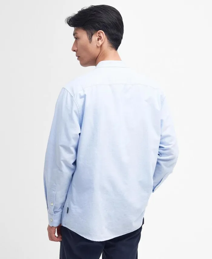 Gerrard Oversized LongSleeved Shirt Classic White Men Barbour Shirts