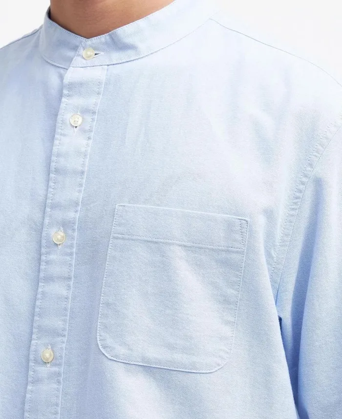 Gerrard Oversized LongSleeved Shirt Classic White Men Barbour Shirts