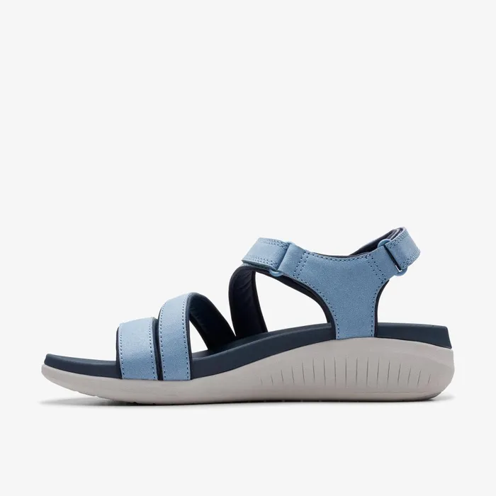 Glide Hi Ella Denim Women Clarks Sandals and Flip Flops