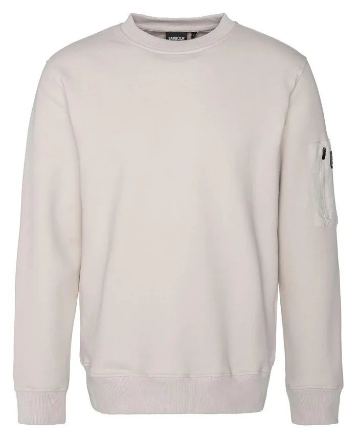 Grip Sweatshirt Mist Men Barbour Hoodies and Sweatshirts