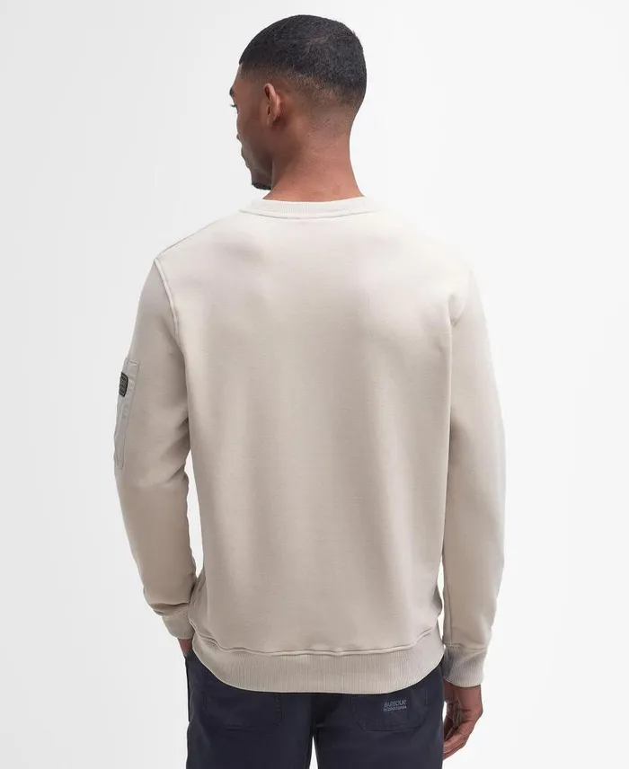 Grip Sweatshirt Mist Men Barbour Hoodies and Sweatshirts