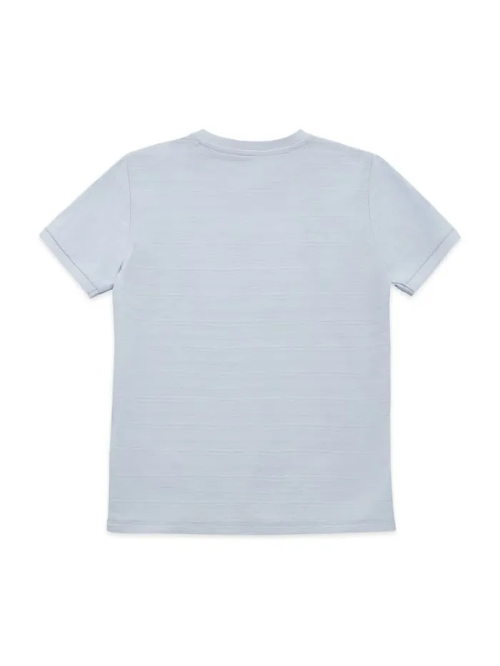 GUESS Big Boy 7 14 Eco Jacquard Ceremony Tee 716 Blue 8211 Kids