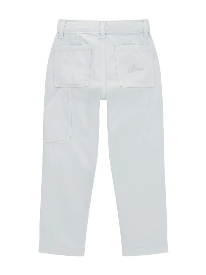 GUESS Big Girl 7 14 Bull Denim Carpenter Pants 716 Blue 8211 Kids