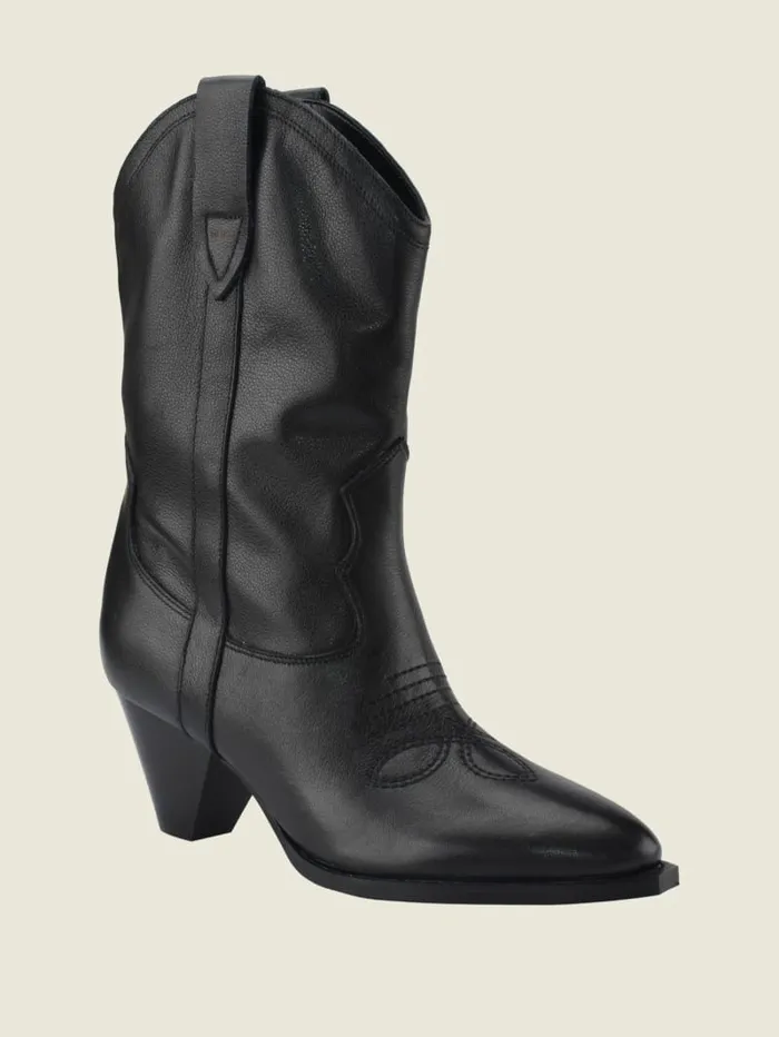 GUESS Boots and Booties Odilia Cowboy Boots Black 8211 Unisex