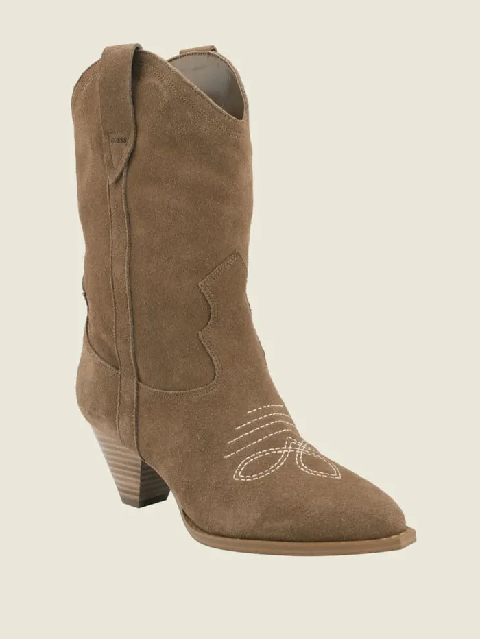 GUESS Boots and Booties Odilia Cowboy Boots Black 8211 Unisex