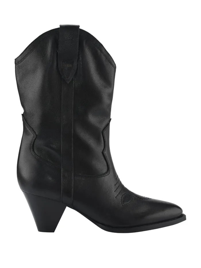 GUESS Boots and Booties Odilia Cowboy Boots Black 8211 Unisex
