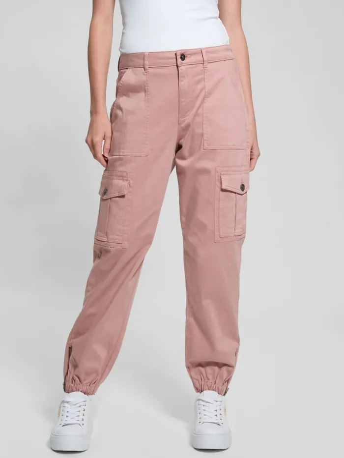 GUESS Bottoms Juno Cargo Joggers Pink 8211 Women