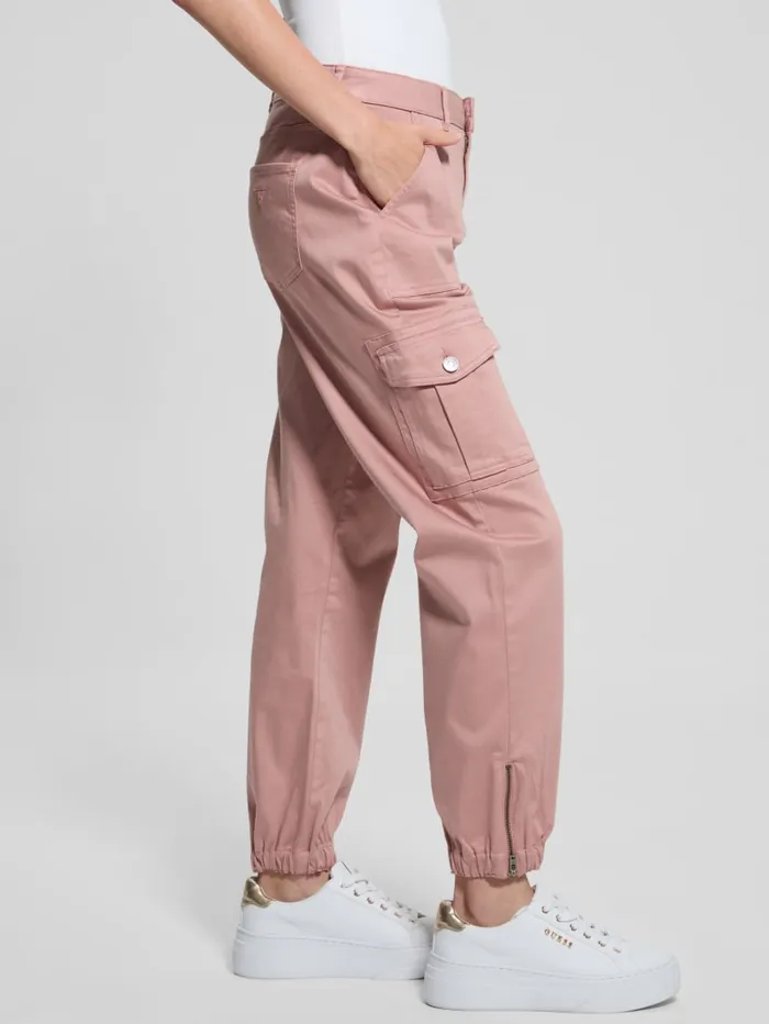 GUESS Bottoms Juno Cargo Joggers Pink 8211 Women