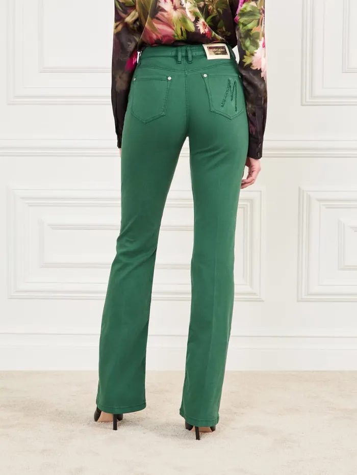 GUESS Bottoms New Kayla Denim Pant Green 8211 Women