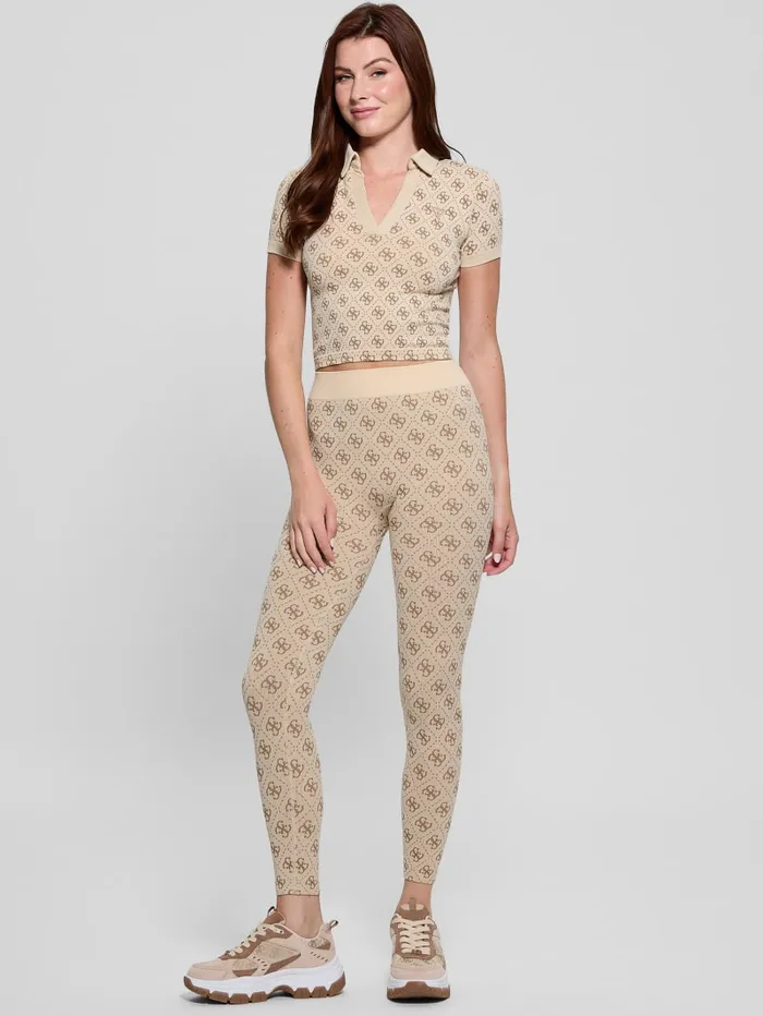 GUESS Bottoms Quattro Leggings Brown 8211 Women