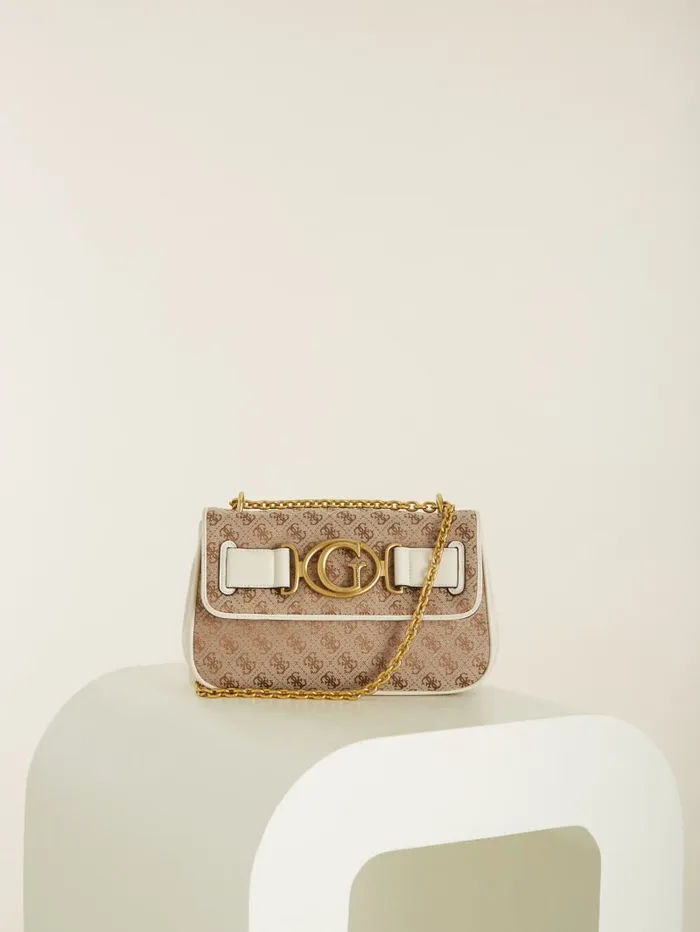 GUESS Crossbodies Aviana Convertible Crossbody White 8211 Unisex