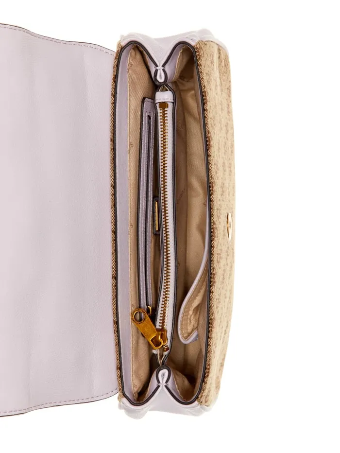 GUESS Crossbodies Aviana Convertible Crossbody White 8211 Unisex