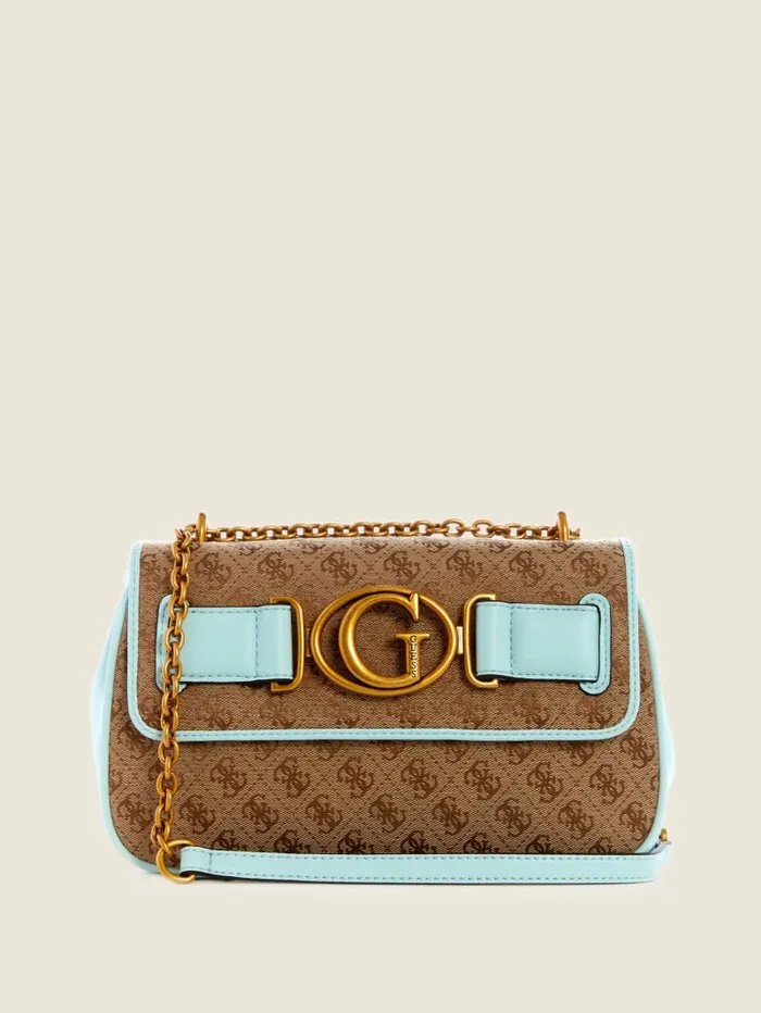 GUESS Crossbodies Aviana Convertible Crossbody White 8211 Unisex