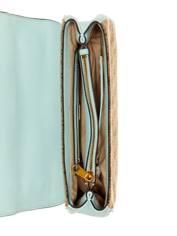 GUESS Crossbodies Aviana Convertible Crossbody White 8211 Unisex