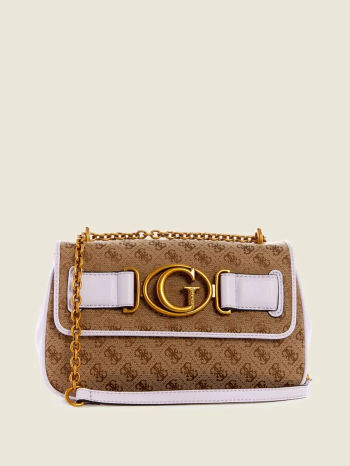 GUESS Crossbodies Aviana Convertible Crossbody White 8211 Unisex