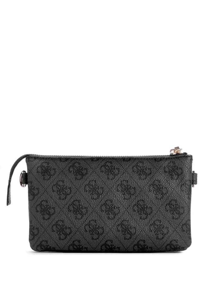 GUESS Crossbodies Latona Quattro G Mini Crossbody Brown 8211 Unisex