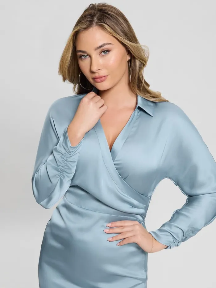 GUESS Dresses and Jumpsuits Eco Tanya Dress Blue 8211 Women