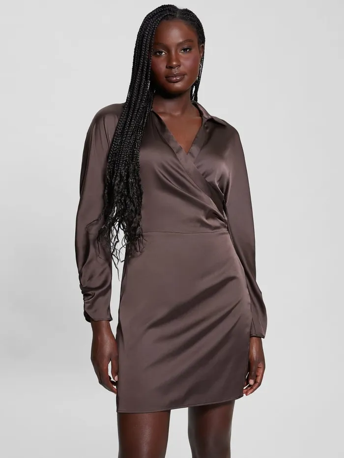 GUESS Dresses and Jumpsuits Eco Tanya Dress Brown 8211 Women