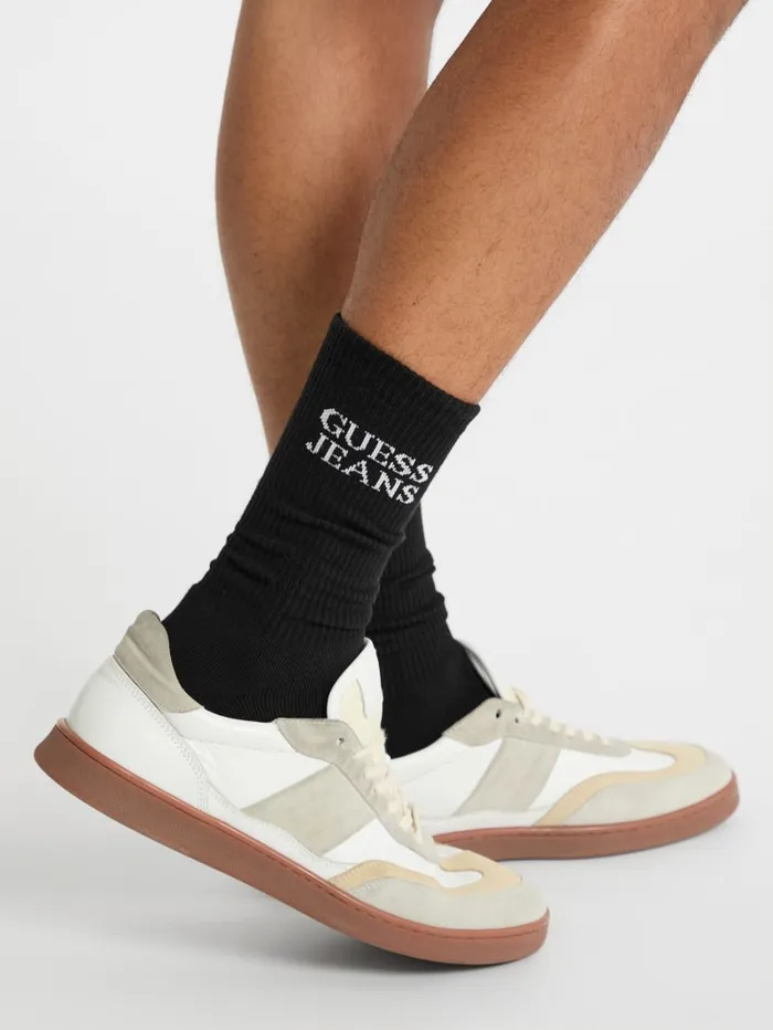 GUESS Gifts For Him Eco Jeans Unisex Crew Socks Black 8211 Men