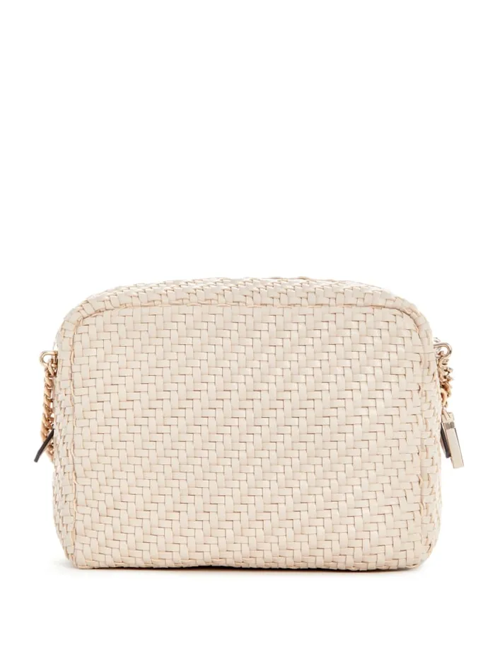GUESS Handbags Francy Camera Crossbody Brown 8211 Women