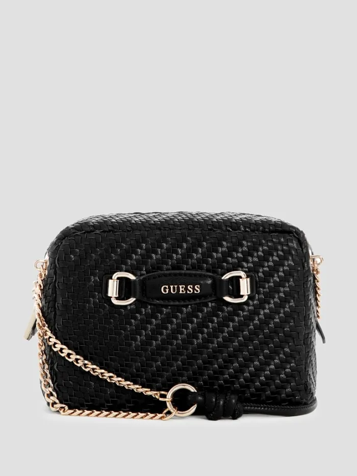 GUESS Handbags Francy Camera Crossbody Brown 8211 Women