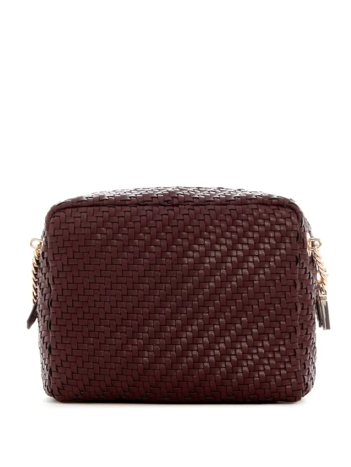 GUESS Handbags Francy Camera Crossbody Brown 8211 Women