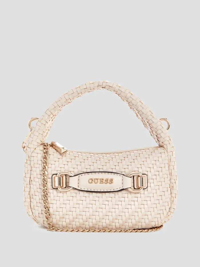 GUESS Handbags Francy Mini Hobo Green 8211 Women
