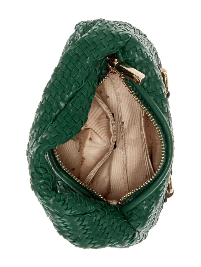 GUESS Handbags Francy Mini Hobo Green 8211 Women