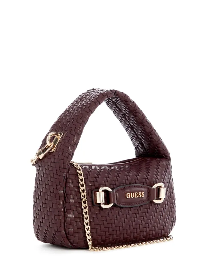 GUESS Handbags Francy Mini Hobo Green 8211 Women