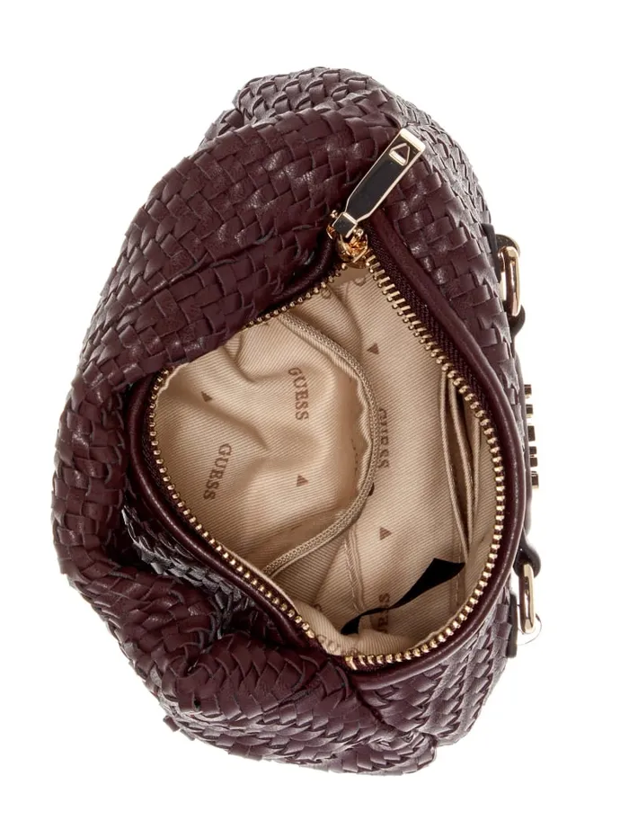 GUESS Handbags Francy Mini Hobo Green 8211 Women