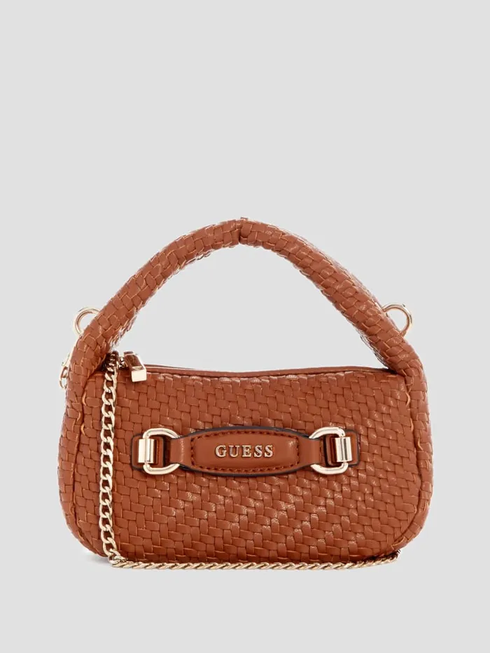 GUESS Handbags Francy Mini Hobo Green 8211 Women