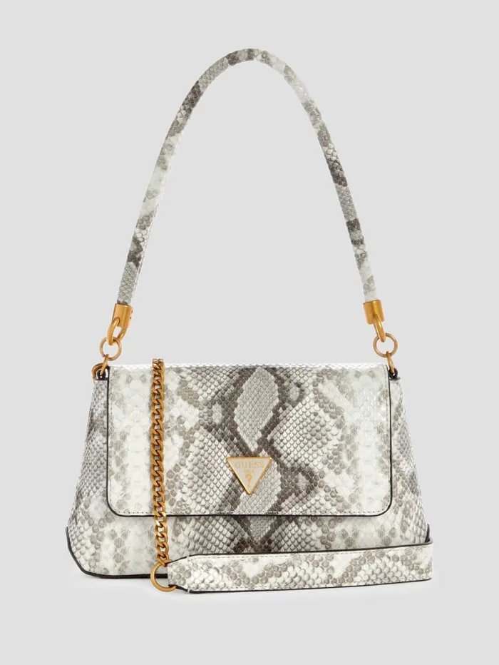 GUESS Handbags Georgina TopHandle Flap Green 8211 Women