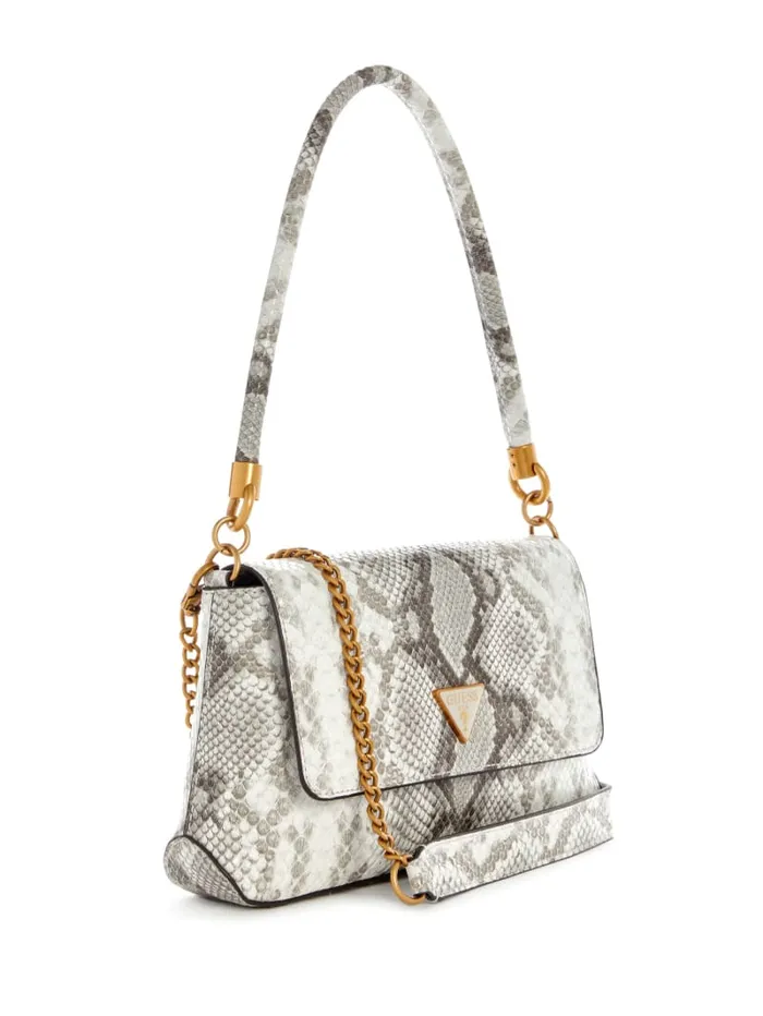 GUESS Handbags Georgina TopHandle Flap Green 8211 Women