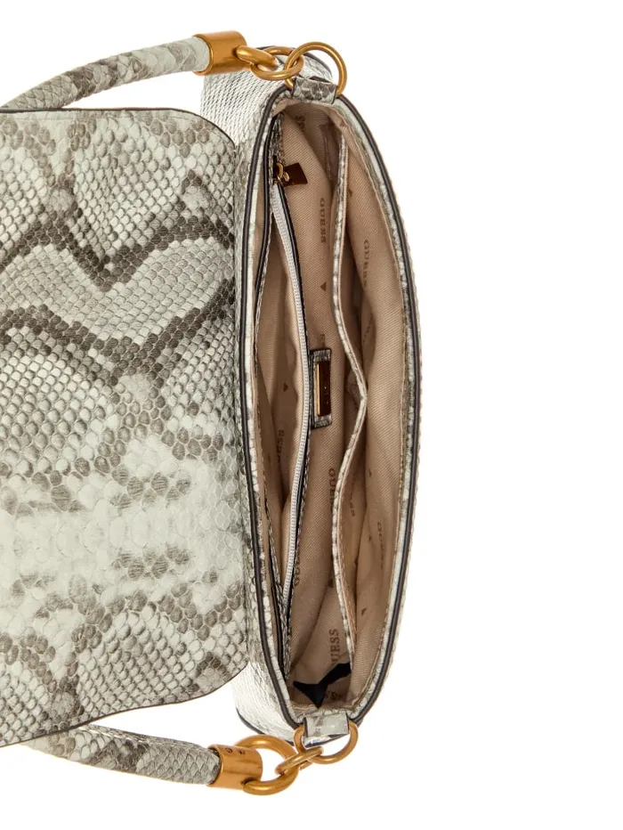 GUESS Handbags Georgina TopHandle Flap Green 8211 Women