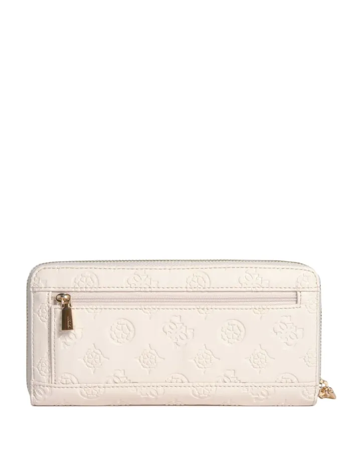GUESS Handbags Gerty Large ZipAround Wallet White 8211 Women