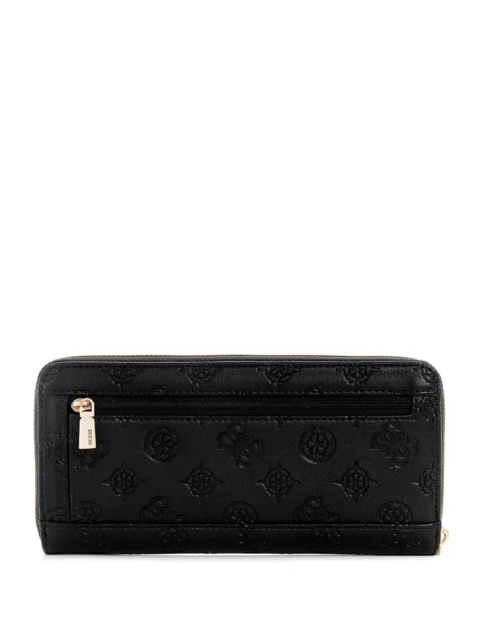 GUESS Handbags Gerty Large ZipAround Wallet White 8211 Women