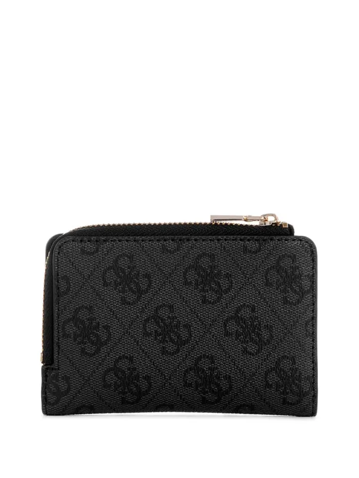 GUESS Handbags Laurel ZipAround Card Case Wallet Brown 8211 Women
