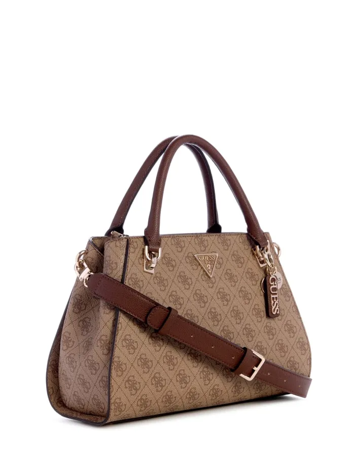 GUESS Handbags Noelle Luxury Satchel Black 8211 Women