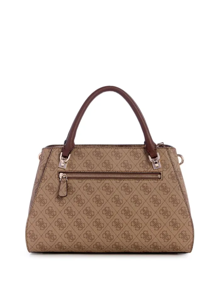 GUESS Handbags Noelle Luxury Satchel Black 8211 Women