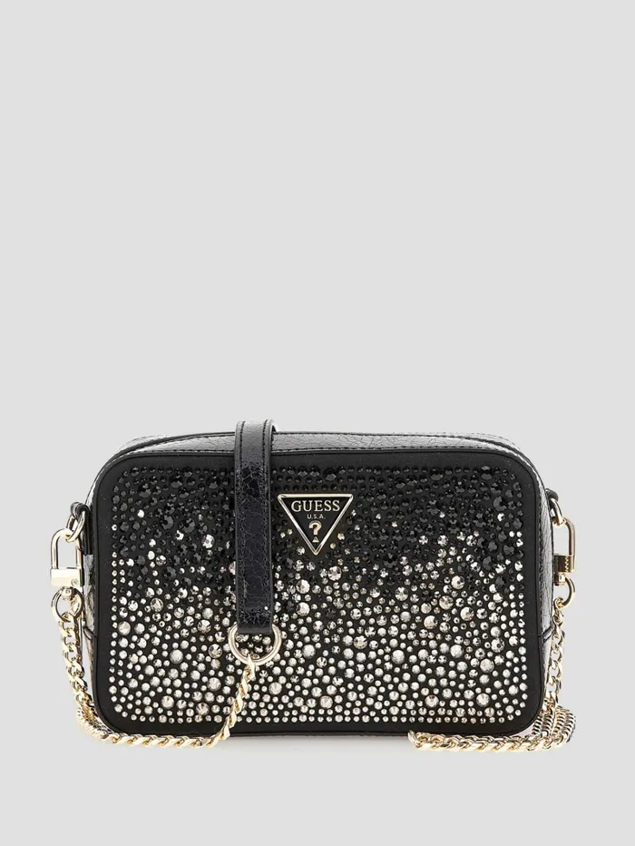 GUESS Handbags Sofia Crystal Mini Crossbody Pink 8211 Women