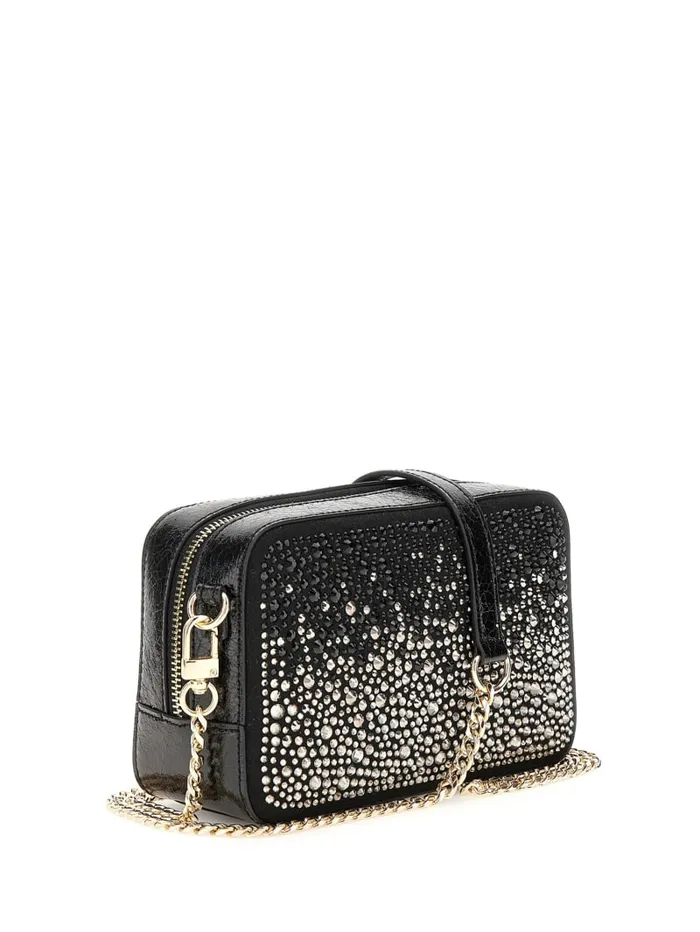 GUESS Handbags Sofia Crystal Mini Crossbody Pink 8211 Women