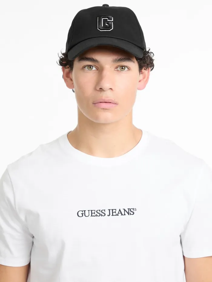 GUESS Hats and Scarves Eco Twill Trucker Hat White 8211 Women