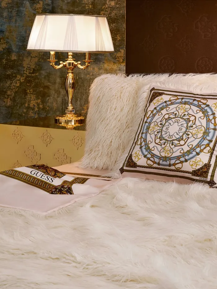 GUESS Home Helma FauxFur Pillow Black 8211 Women