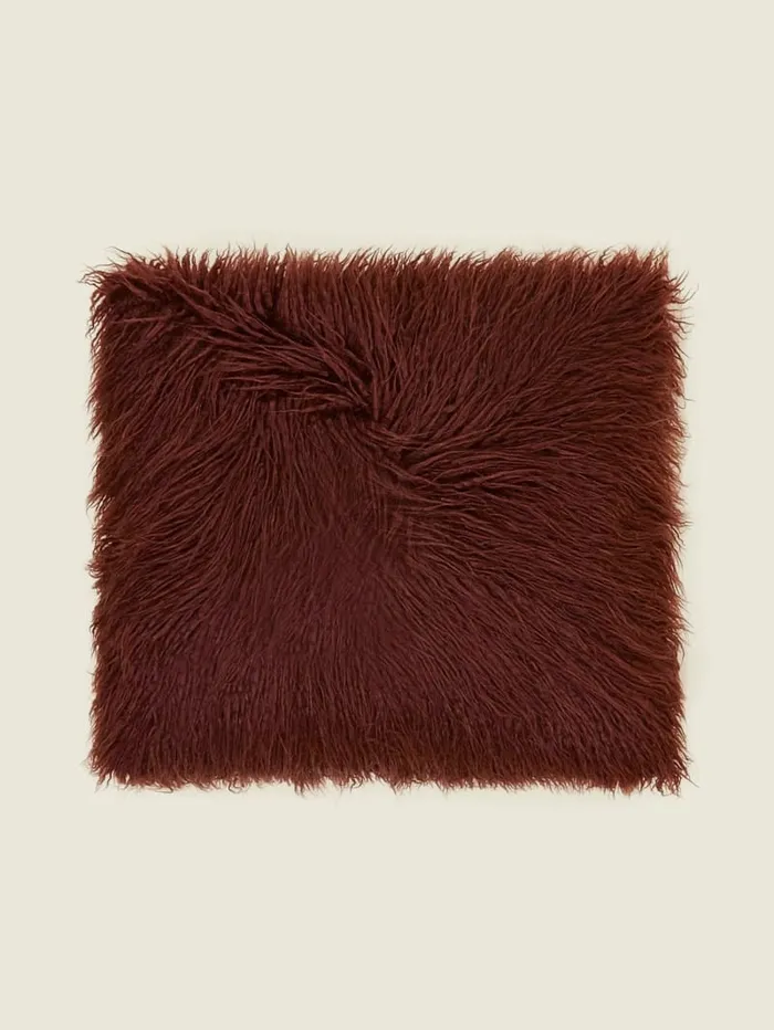 GUESS Home Helma FauxFur Pillow Black 8211 Women