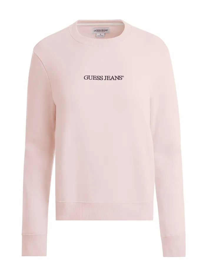 GUESS Hoodies and Sweaters Embroidered Logo Sweatshirt Green 8211 Women