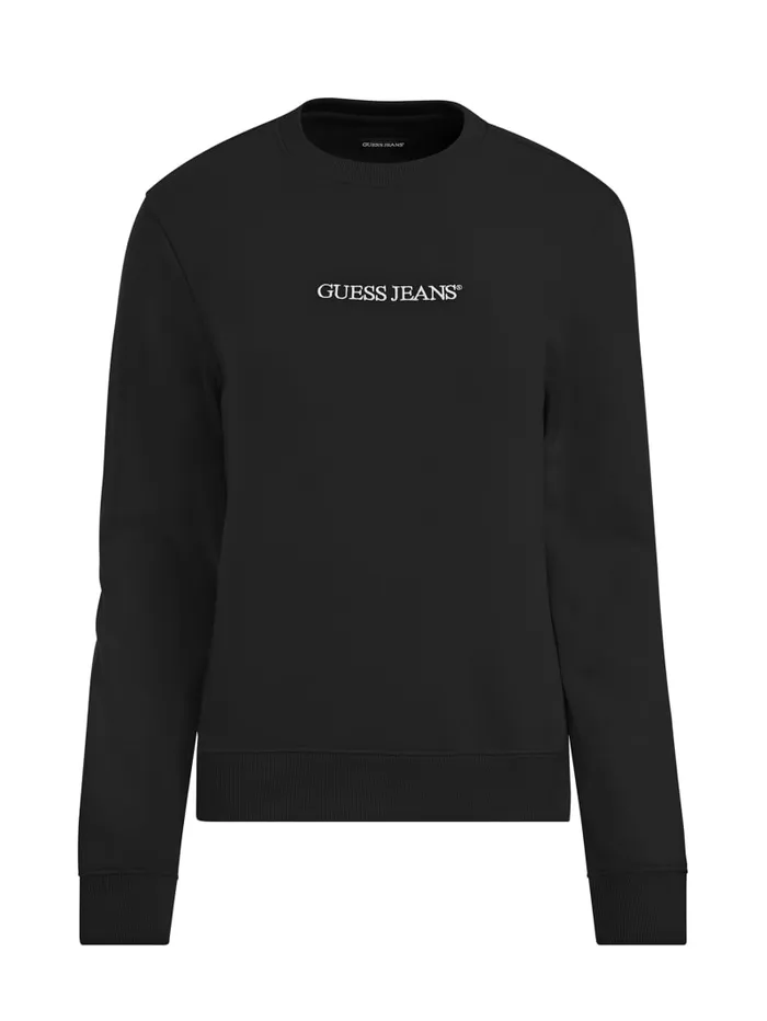 GUESS Hoodies and Sweaters Embroidered Logo Sweatshirt Green 8211 Women